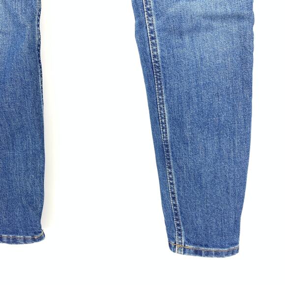 EVERLANE Jeans Women's Size 24 Mid Rise Cotton Ankle Skinny Medium Wash Blue - Picture 4 of 7